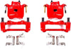 Front S2690 Pair of High-Temp Red Powder Coated Calipers