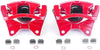 Rear S5046 Pair of High-Temp Red Powder Coated Calipers
