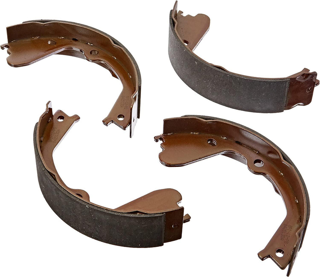 Professional 17973B Bonded Rear Parking Brake Shoe Set