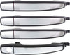 Front and Rear Exterior Door Handle Set of 4 Compatible with 2013-2015 Chevrolet Malibu and 2011-2013 Camaro Primed Driver and Passenger Side