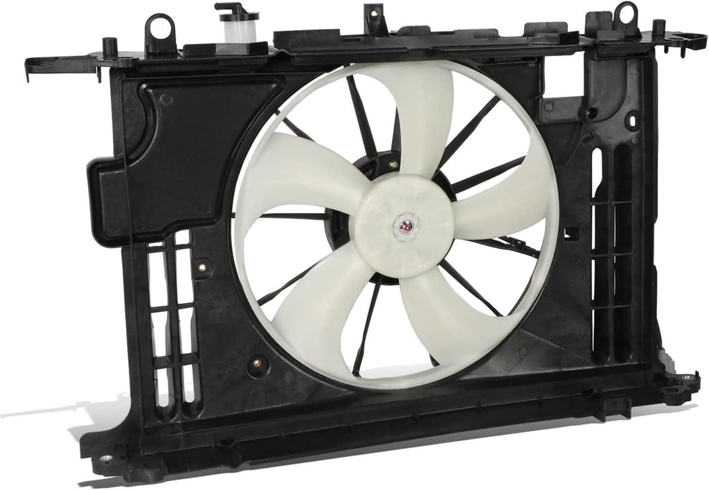 Factory Style Radiator Cooling Fan Assembly Compatible with 14-19 Corolla 1.8L,OEM-RF-0986
