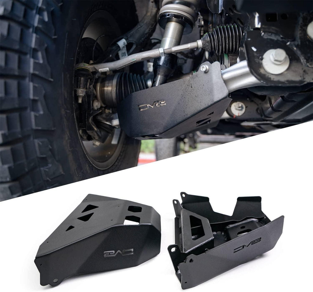 Front Lower Control Arm Skid Plates for 2021-2023 Ford Bronco | Sold as Pair | Steel Construction | Suspension Protection | No Drill Installation |