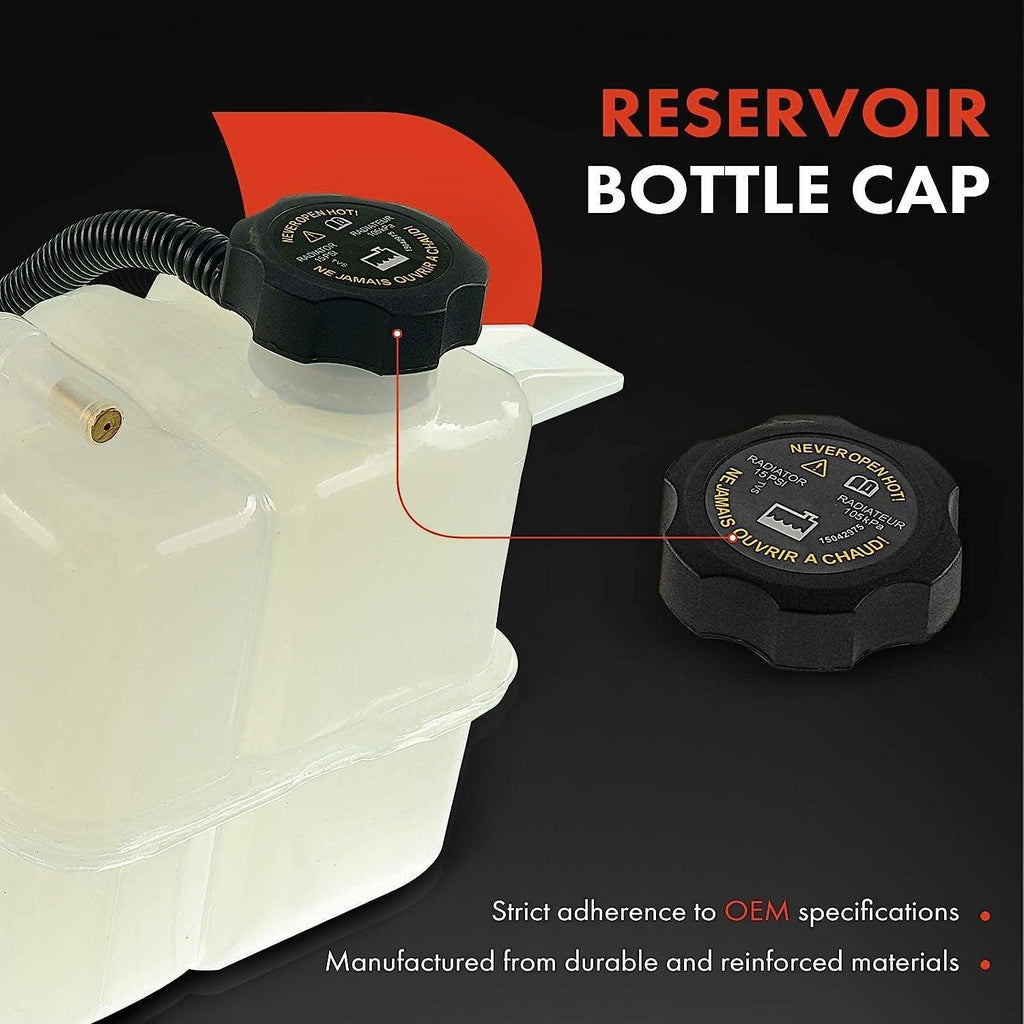 A-Premium Engine Coolant Overflow Recovery Reservoir Tank [W/ Cap & Tubing] Compatible with Chevrolet Captiva Sport 2012-2015 [2.4L 3.0L], Saturn Vue 2008-2010 [2.4L 3.5L 3.6L ], Replace# 20813489