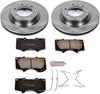 KOE5878 Autospecialty Front Replacement Brake Kit-Oe Brake Rotors & Ceramic Brake Pads