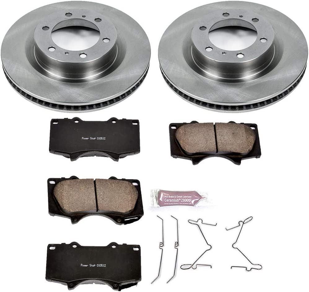 KOE5878 Autospecialty Front Replacement Brake Kit-Oe Brake Rotors & Ceramic Brake Pads
