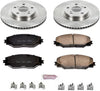 KOE3054 Autospecialty Front Replacement Brake Kit-Oe Brake Rotors & Ceramic Brake Pads