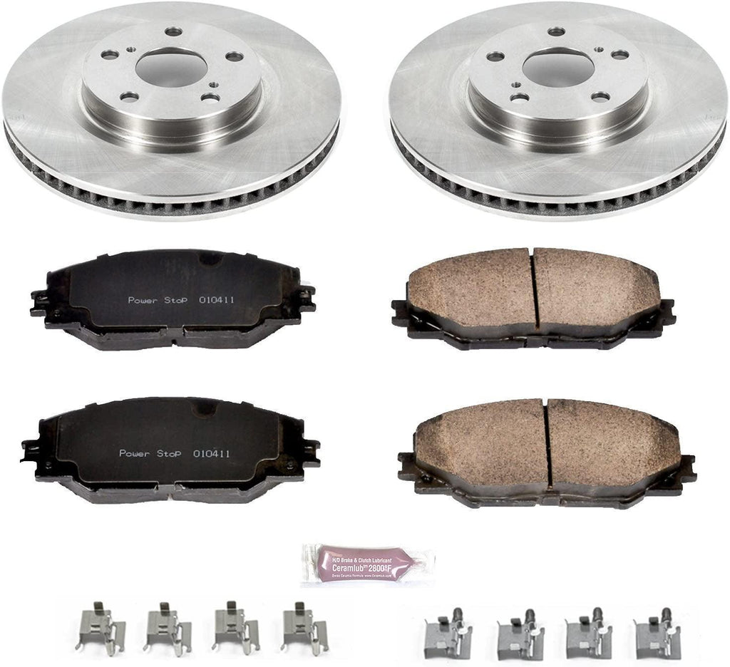 KOE3054 Autospecialty Front Replacement Brake Kit-Oe Brake Rotors & Ceramic Brake Pads