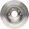 R-Line Replacement Drum-In-Hat Rear Disc Brake Rotor - for Select Year Nissan Altima, Juke, Maxima and Sentra Models (980070R)