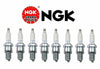 Set of 8 Spark Plug NGK Resistor New BPR2ES/ 2015