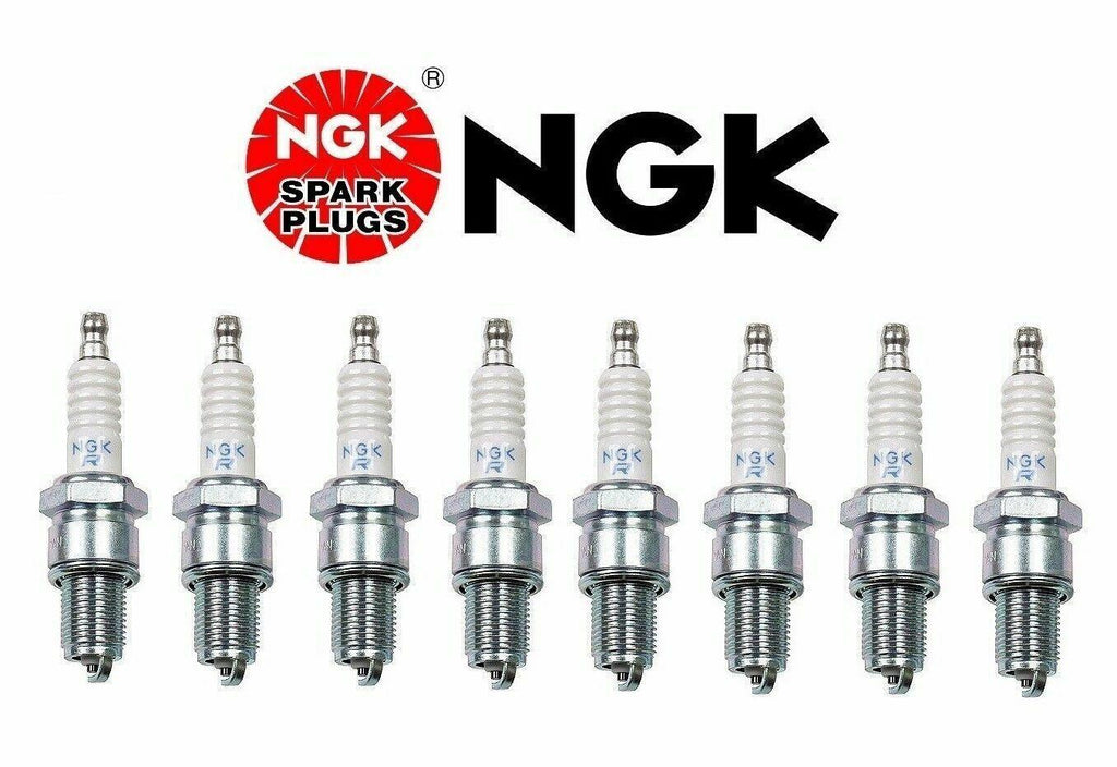 Set of 8 Spark Plug NGK Resistor New BPR2ES/ 2015