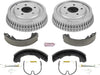 KOE15321DK Autospecialty Rear Replacement Brake Kit-Oe Brake Drums & Ceramic Brake Pads