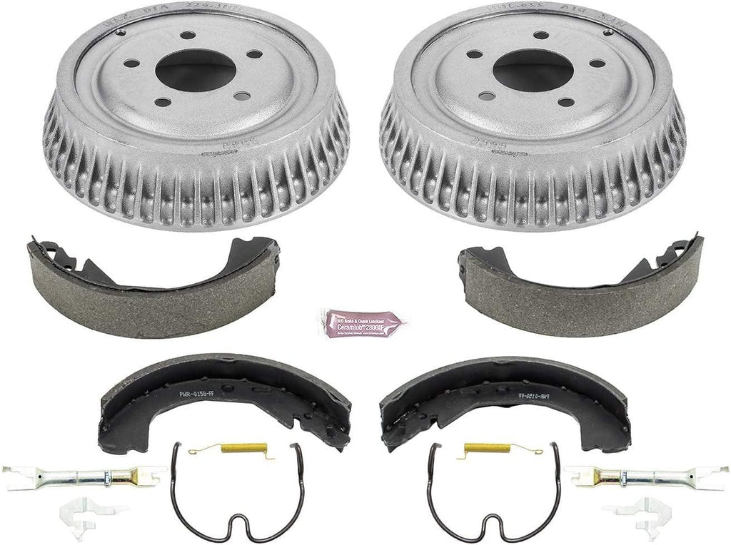 KOE15321DK Autospecialty Rear Replacement Brake Kit-Oe Brake Drums & Ceramic Brake Pads