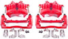 Front S4798A Pair of High-Temp Red Powder Coated Calipers