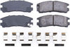 17-383, Z17 Rear Ceramic Brake Pads with Hardware