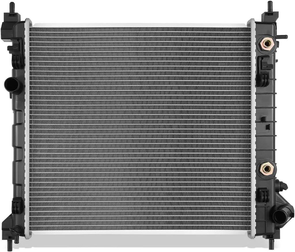 OEM-RA-13342 1-Row Aluminum Core Radiator Compatible with 2013-2015 Spark 1.2L DOHC,16-9/16" W X 17-11/16" H X 5/8" D,1-3/16" Inlet / 1-3/16" Outlet