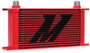 MMOC-19RD Universal 19 Row Oil Cooler, Red
