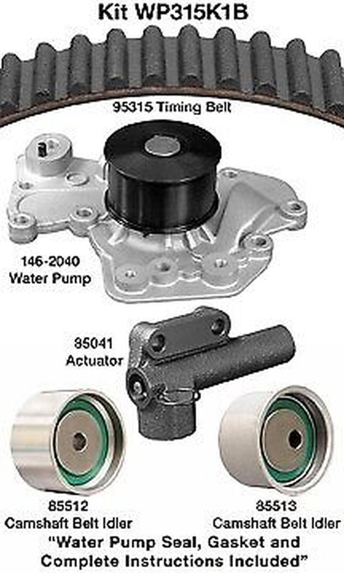 Engine Timing Belt Kit with Water Pump for Sportage, Tucson+More WP315K1B