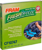 Fresh Breeze Cabin Air Filter with Arm & Hammer Baking Soda, CF10747 for Select Dodge and Jeep Vehicles , White