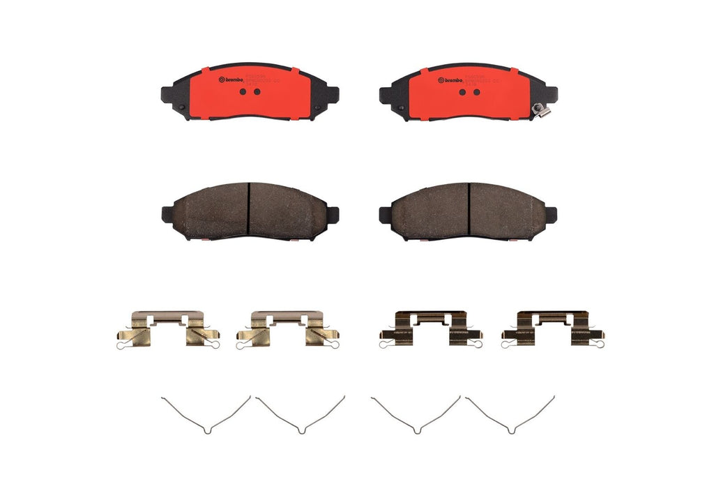 Front Disc Brake Pad Set for Frontier, Xterra, Pathfinder, Equator (P56059N)