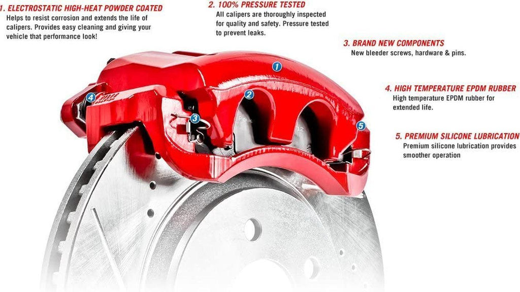 KC2057-36 Front Z36 Truck and Tow Brake Kit with Calipers