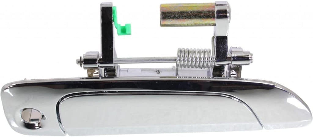 for Honda Civic Exterior Door Handle Front, Passenger Side Chrome (2001-2005) | with Key Hole| Trim:All Submodels