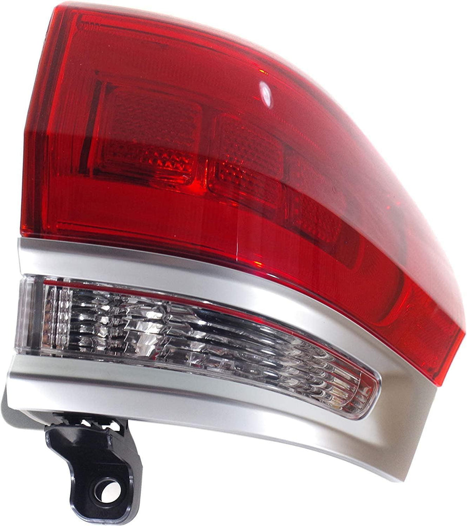 Tail Light Assembly Compatible with 2014-2018 Jeep Grand Cherokee Outer with Platinum Trim Passenger Side