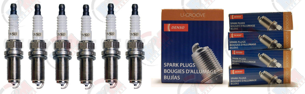 DENSO "U-GROOVE" Spark Plugs (Set of 6) for 2002-2006 Nissan Altima 3.5L V6