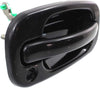 for Chevy Silverado 1500 HD Exterior Door Handle Front Passenger Side Smooth Black 2001-2006 | with Key Hole | Trim: LS/LT | GM1311140 | 15150736