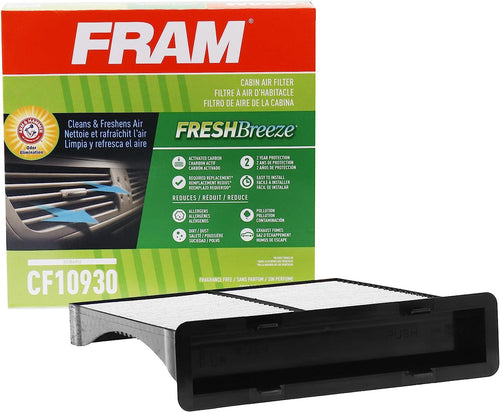 Fresh Breeze Cabin Air Filter with Arm & Hammer Baking Soda, CF10930 for Select Subaru Vehicles