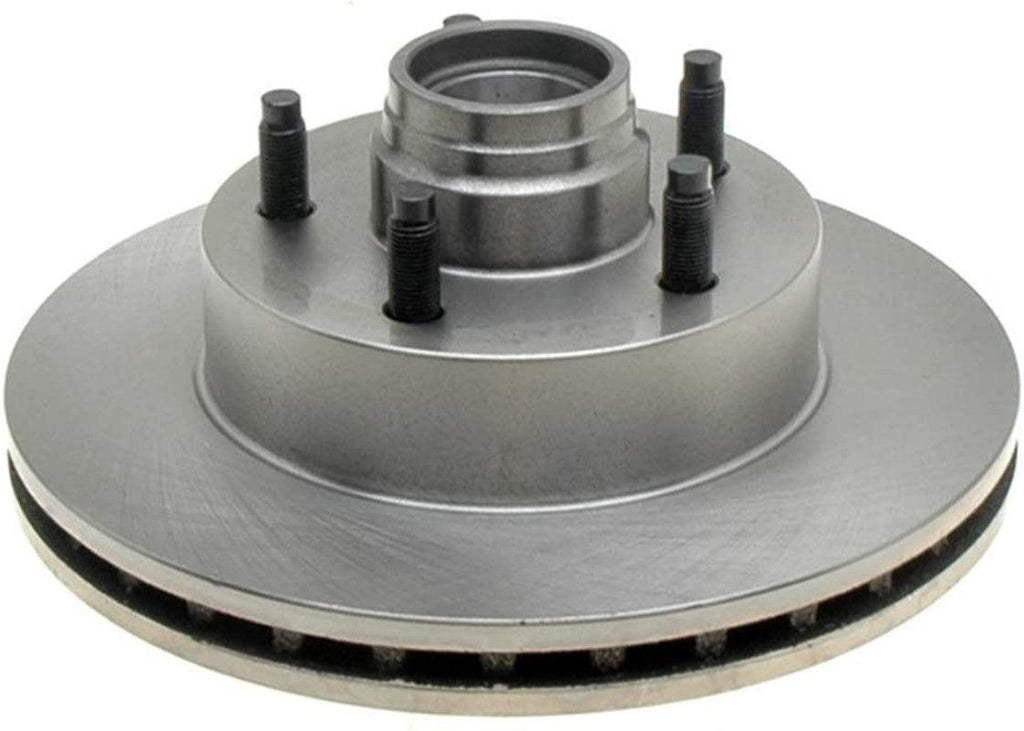 66672R Professional Grade Disc Brake Rotor and Hub Assembly, Silver, Medium