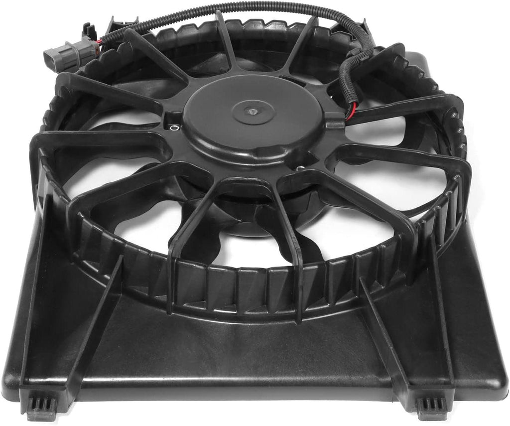 Factory Style Radiator Cooling Fan Assembly Compatible with 07-12 Veracruz Fits Left Side,Oem-Rf-1137
