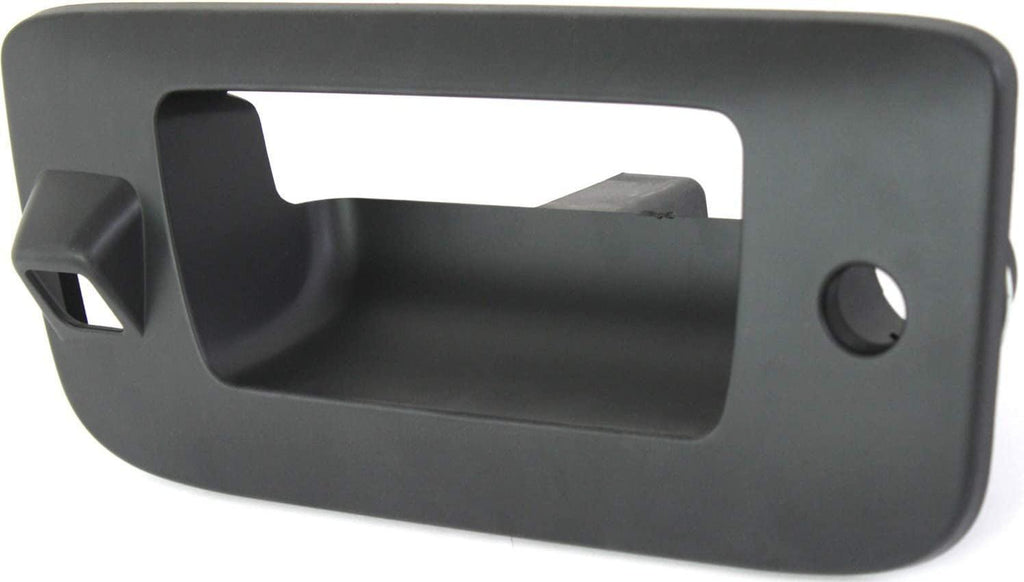 Tailgate Handle Compatible with CHEVROLET Silverado/Sierra 2007-2014 Tailgate Handle Set of 2 with Bezel outside Primed with Keyhole