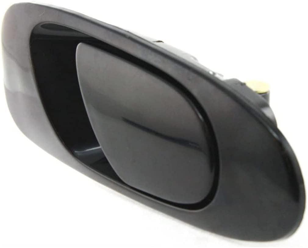 For Honda Civic Exterior Door Handle Rear, Passenger Side Smooth Black (1992-1995) | Trim: DX/LX/EX | HO1521102 | 72640SR4J01ZC