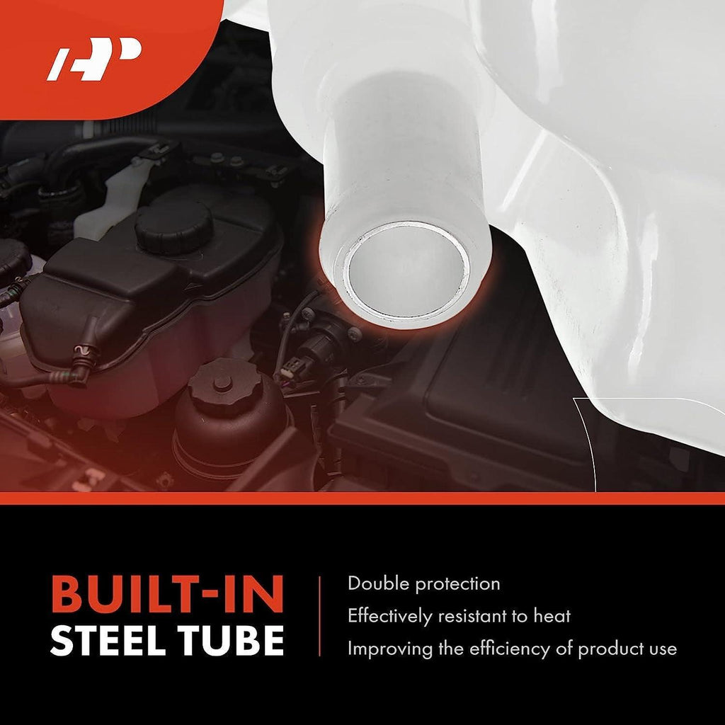 A-Premium Engine Coolant Overflow Recovery Reservoir Tank Compatible with Chrysler Pacifica 2004-2006 (3.5L), 2005-2008 (3.8L), 2007 2008 (4.0L), [ with Cap], Replace for 4880498AC, 4880498AB