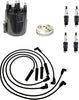 Distributor Rotor Cap Wire & Spark Plugs Kit for Chevy S10 GMC S15 2.5