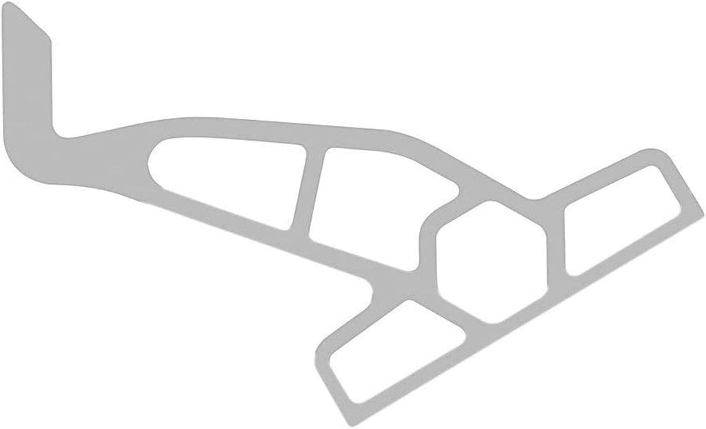 1810365 Raptor Jack Plate Adapter Bracket - 4" Starboard, White