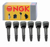 6 Pc NGK Ignition Coils Compatible with Mitsubishi Eclipse 3.8L V6 2006-2012