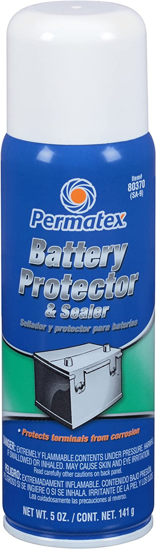 Permatex 80370 Battery Protector and Sealer, 5 Oz. Net Aerosol Can