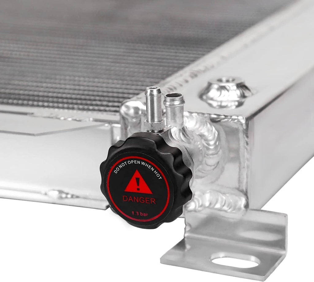 3 Row Racing Radiator Compatible with Ford F150 F-250 Bronco 1985-1996
