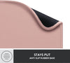 Logitech Mouse Pad - Studio Series, Computer Mouse Mat with Anti-Slip Rubber Base, Easy Gliding, Spill-Resistant Surface, Durable Materials, Portable, in a Fresh Modern Design, Darker Rose