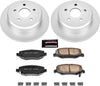 CRK3090 Coated Brake Rotor & Ceramic Brake Pads- Rear