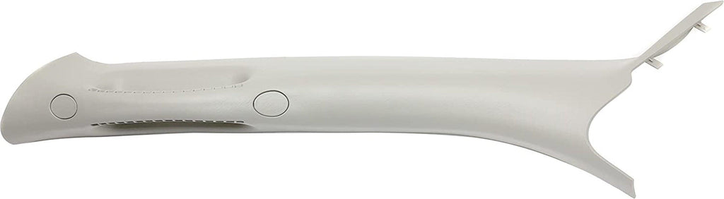 Front, Driver Side Grab Handle Compatible with 2002-2008 Dodge Ram 1500, 2003-2009 Ram 2500 & 2003-2009 Ram 3500 a Pillar Trim Moulding, Light Graystone, Plastic