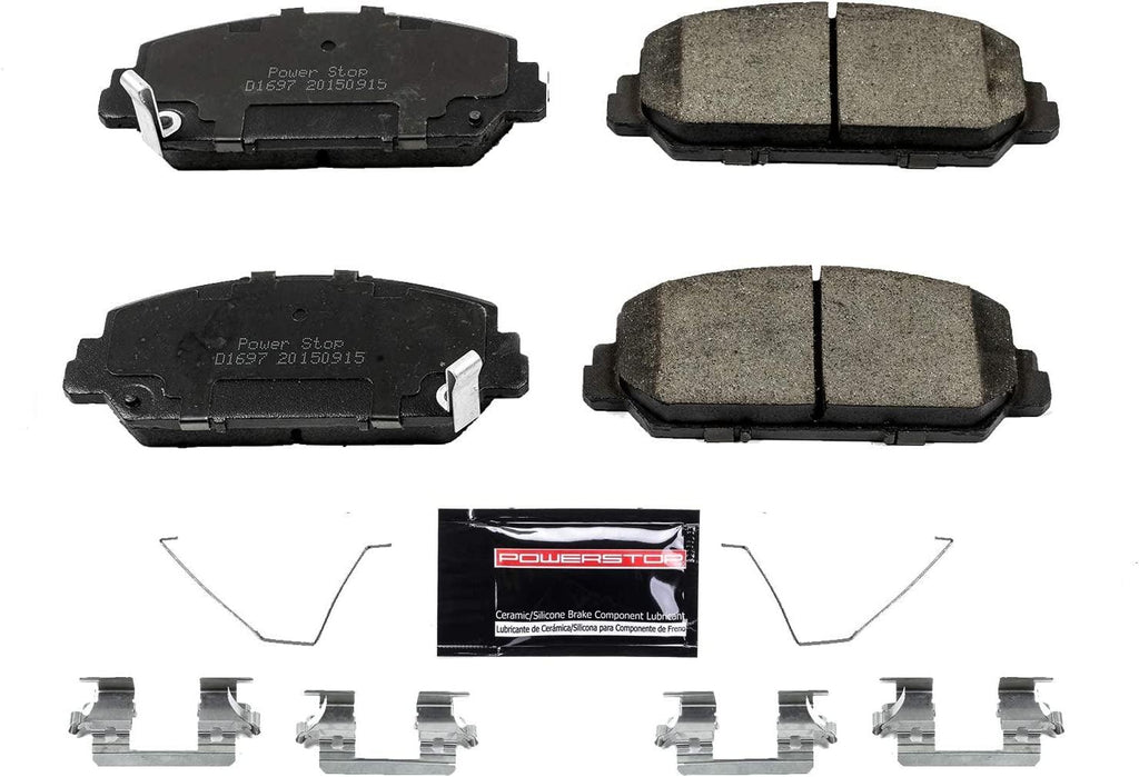 Z23-1697 Z23 Evolution Sport Carbon Fiber Infused Ceramic Brake Pad with Hardware