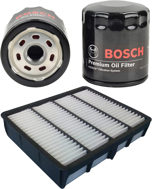 Bosch 3330 & 5286WS Premium Oil Filter and Air Filter Bundle