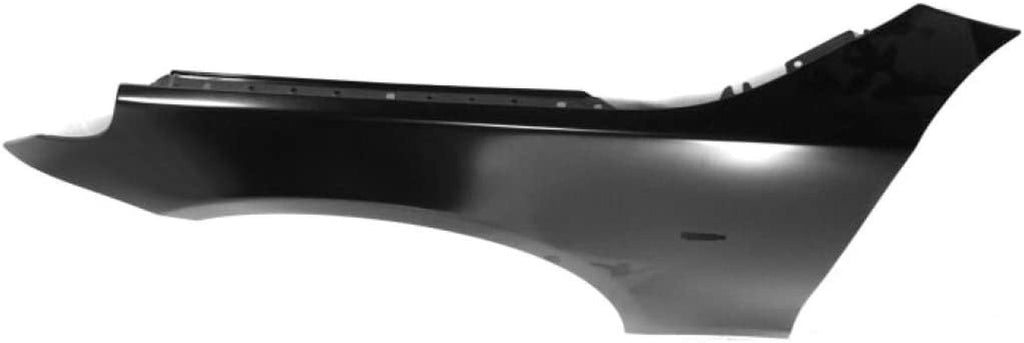 For BMW 545I 2004 2005 Front Fender Driver Side | with Mudguard Provision and Turn Signal Light Hole | Replacement for 41357111429, BM1240130 | Trim : Base