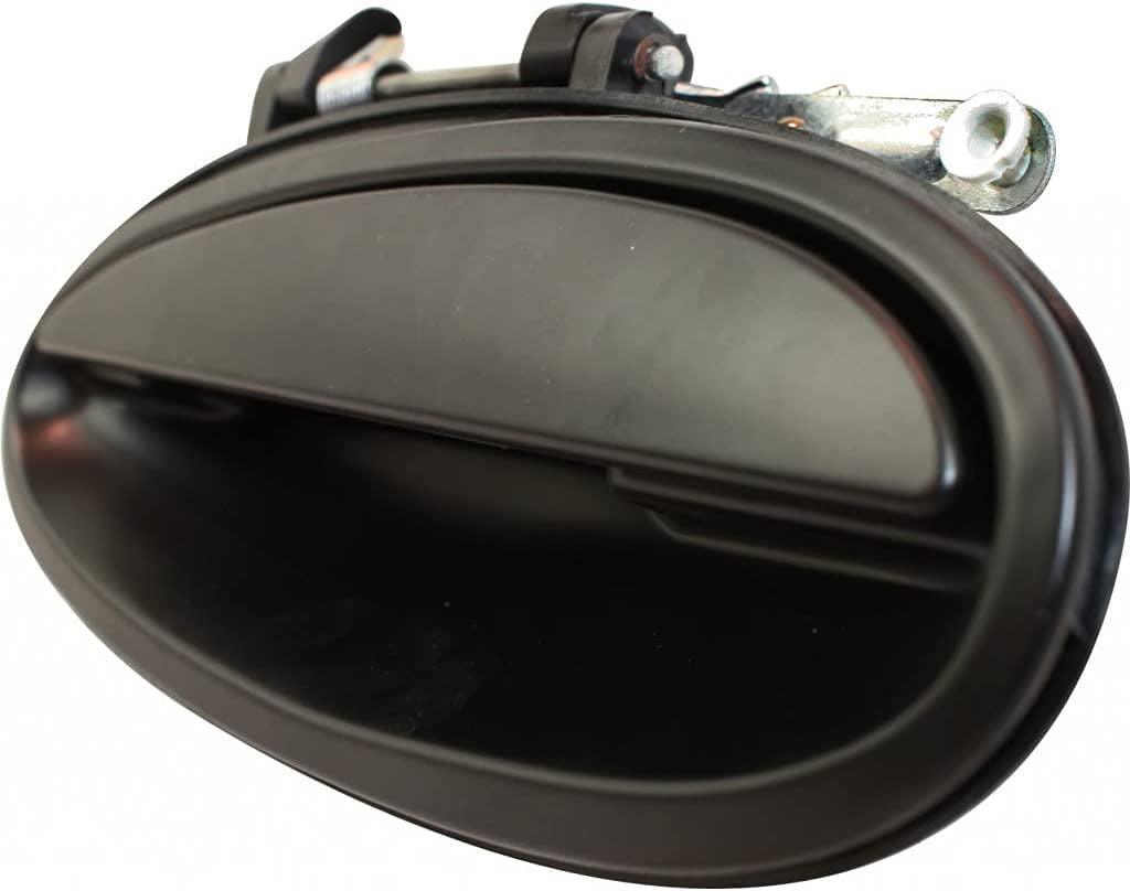 for Buick Park Avenue Exterior Door Handle Rear, Driver Side Smooth Black 1997-2005 | Trim: Base/Ultra | GM1520137 | 25699183