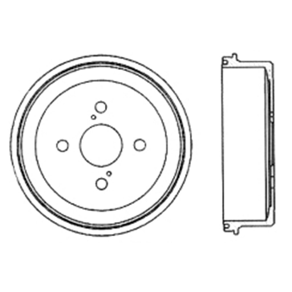 Centric Brake Drum for Prizm, Corolla 122.44032