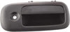 for Chevy Express 1500 Exterior Door Handle Front Passenger Side | Textured Black 2003-2009 | with Key Hole | Trim: All Submodels | GM1311152 | 25989398
