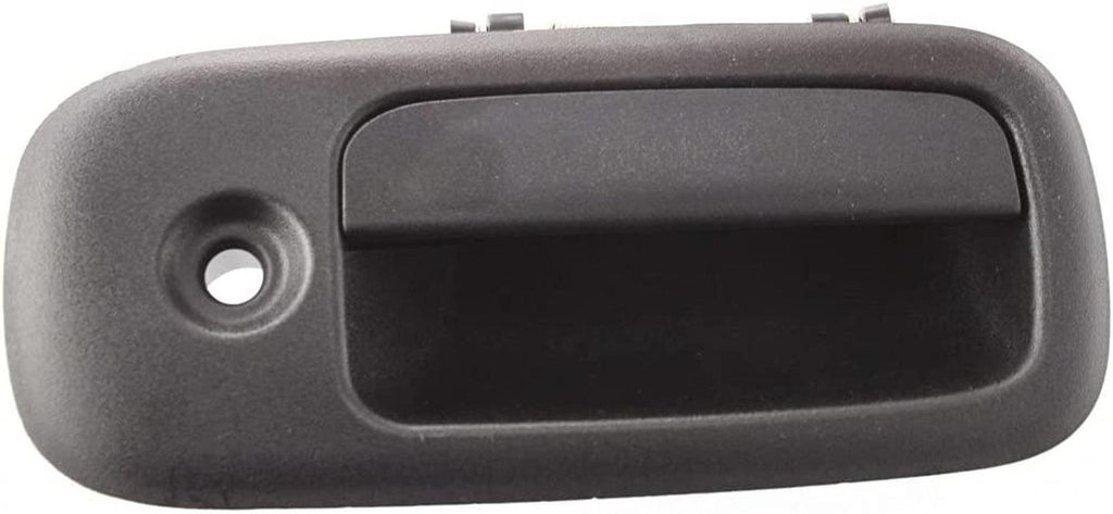 for Chevy Express 1500 Exterior Door Handle Front Passenger Side | Textured Black 2003-2009 | with Key Hole | Trim: All Submodels | GM1311152 | 25989398