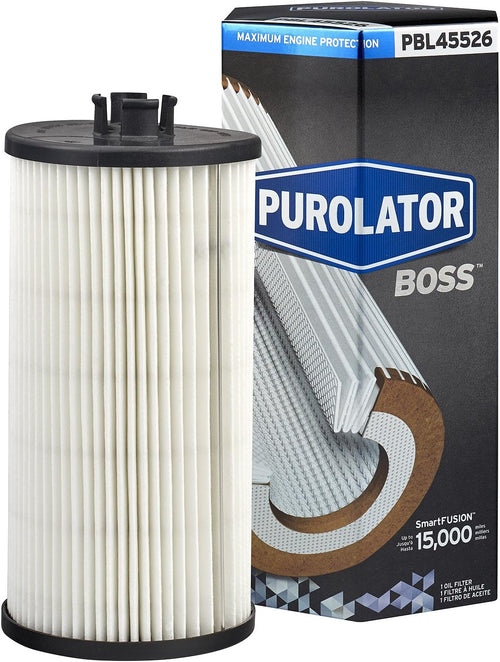 PBL45526 boss Maximum Engine Protection Cartridge Oil Filter, Black, Single Filter